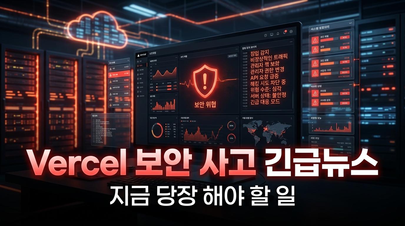 Vercel 2026 보안 사고 긴급 정리 커버 이미지